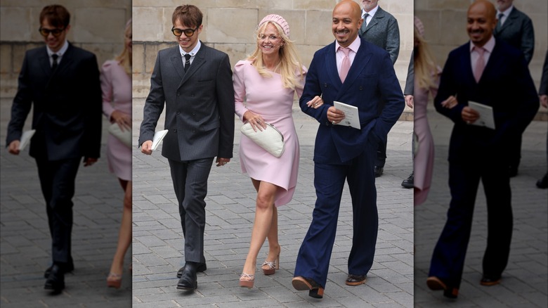 Emma Bunton at Mel B's wedding