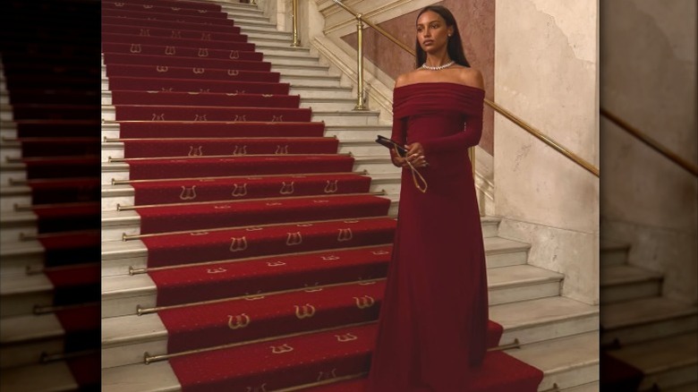 Jasmine Tookes attends a friend's wedding