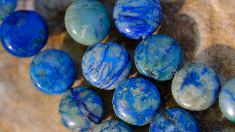azurite beads