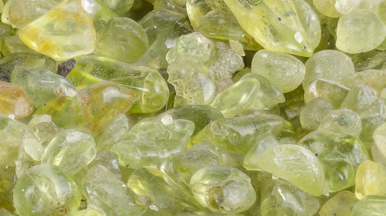 pile of peridot