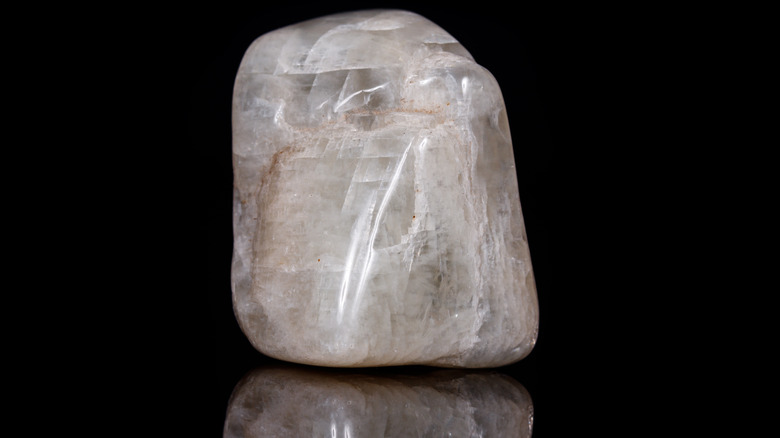 A moonstone rock