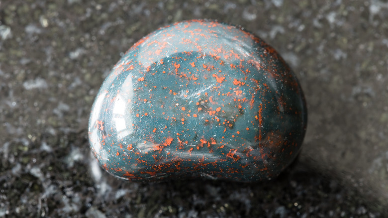 Bloodstone rock