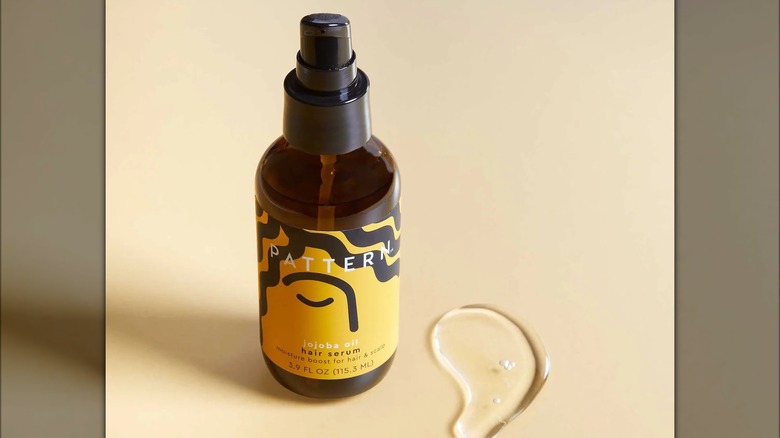 pattern jojoba hair scalp oil