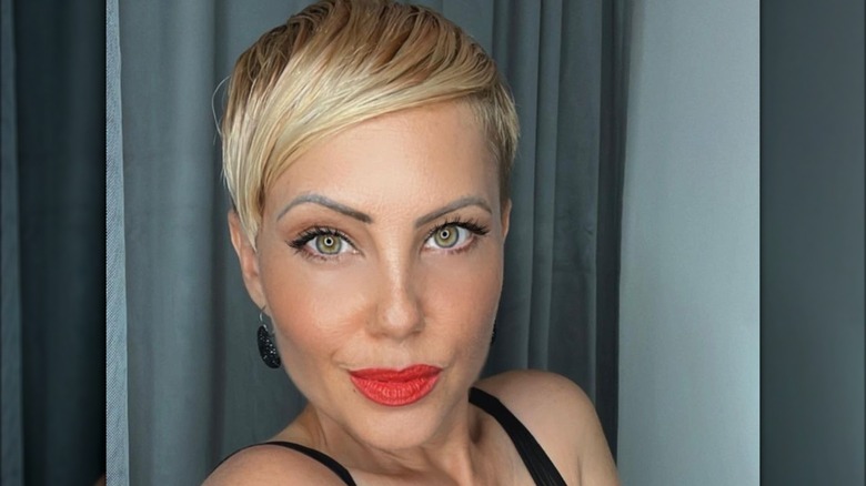 woman with pixie cut