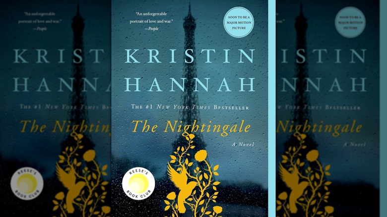 The cover of "The Nightingale" by Kristin Hannah.