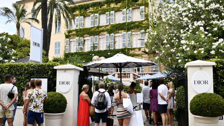 designer luxury brand dior store