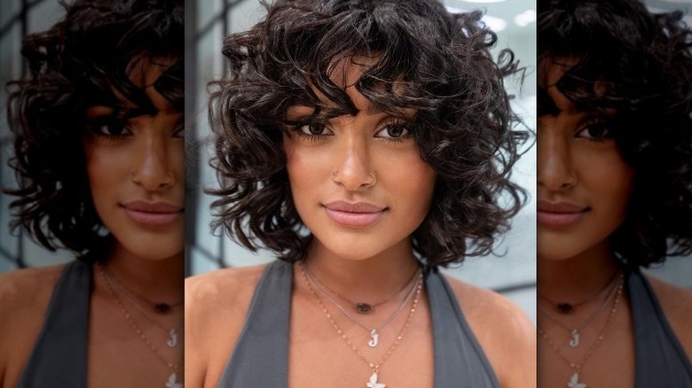 Woman posing in photo