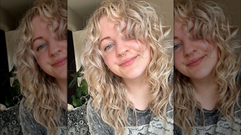 Butterfly shag with shorter layers