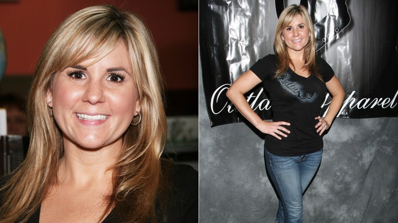 Brandi Passante wearing a black top with blue jeans in 2011.