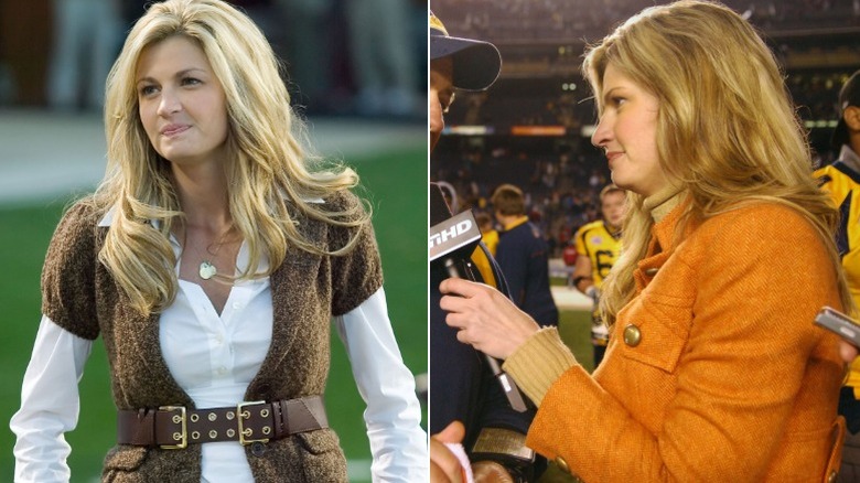 Erin Andrews on the sidelines during her early career