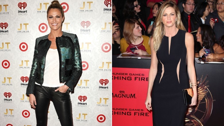 Erin Andrews poses at red carpet events