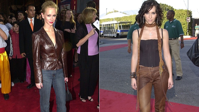 Jennifer Love Hewitt at red carpet events in the early 2000s.