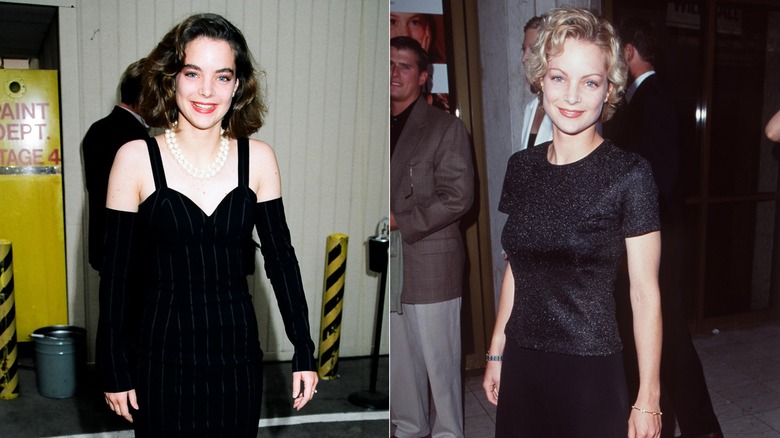 Kimberly Williams-Paisley wears black outfits on red carpets in the '90s
