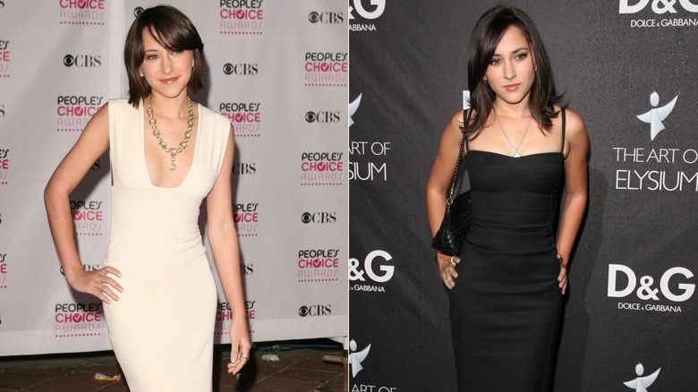 Zelda Williams between 2008 to 2013 wearing dresses to different occasions