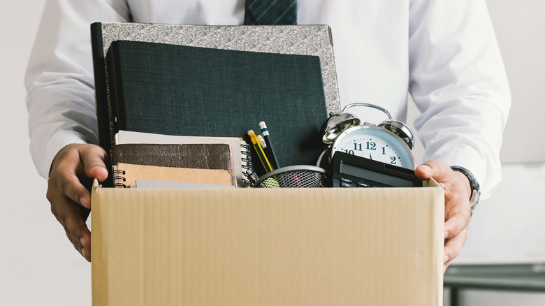 leaving work station resigning