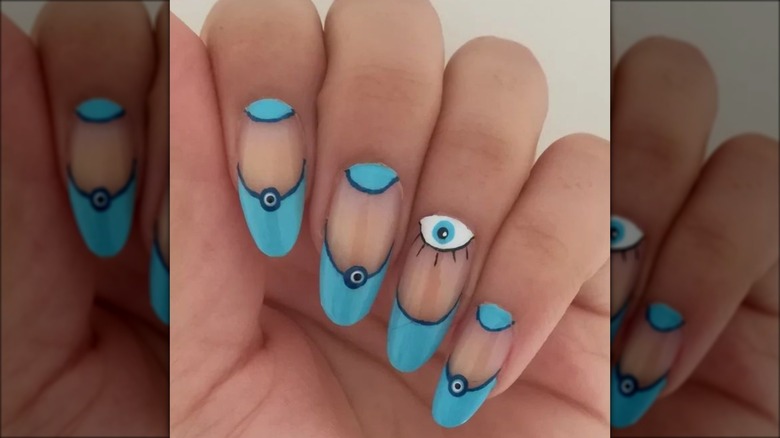 evil eye nails