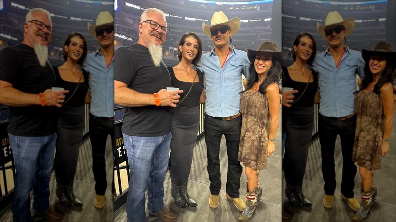 Lauren Boebert in American flag cowboy boots