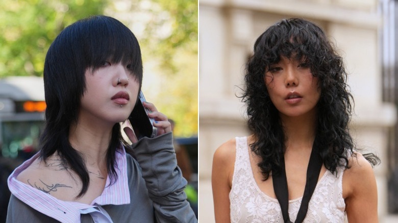 Two women with soft shaggy hairstyles