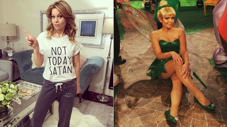 Candace Cameron Bure posing for Instagram photos