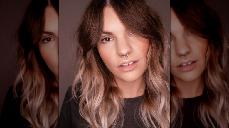 Medium-length kitty cut