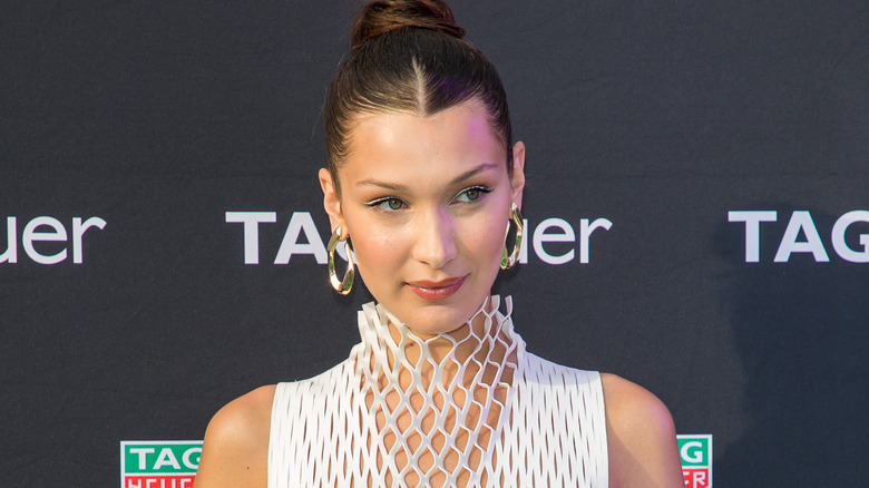 Bella Hadid updo
