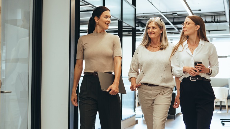 colleagues networking