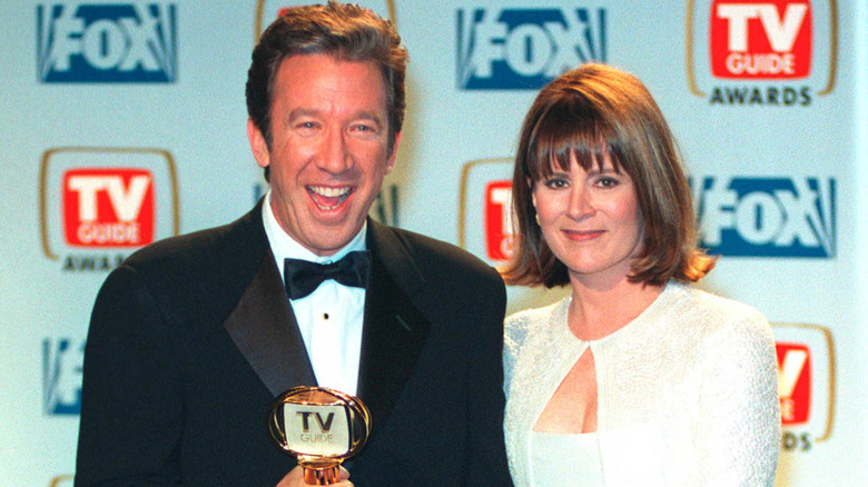 Tim Allen and Patricia Richardson at an awards show