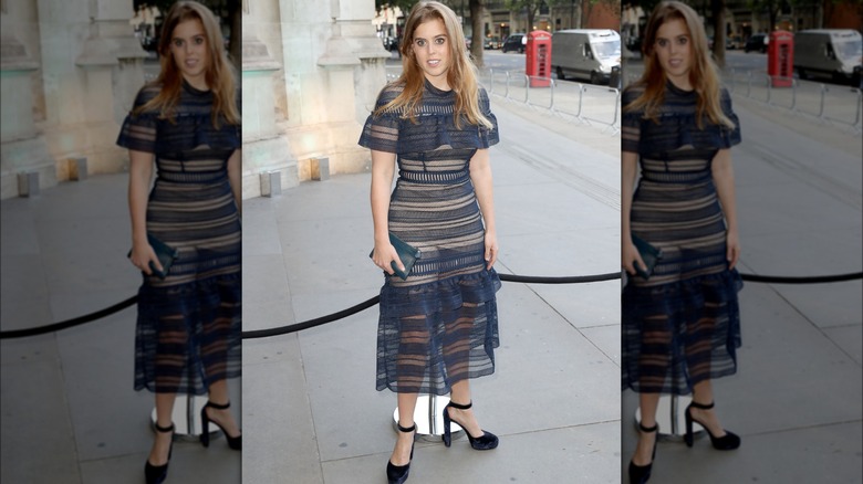 Princess Beatrice see-through dress