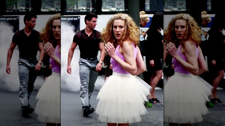 Carrie Bradshaw in signature tutu