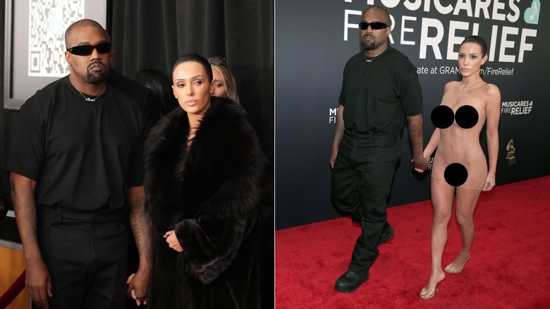 Bianca Censori at the 2025 Grammy Awards