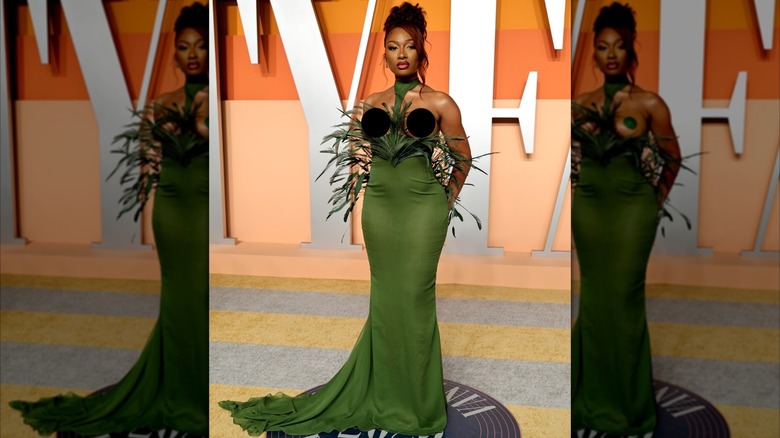 Megan Thee Stallion at the 2025 Vanity Fair Oscar Party