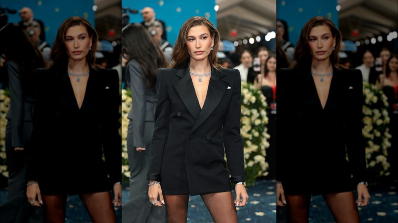Hailey Bieber at the 2025 Met Gala