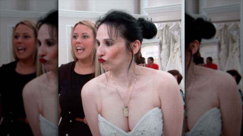 Bride Chic Ciccarelli wanted a cleavage-revealing dress