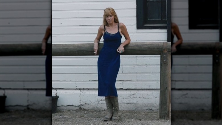 Beth Dutton talks to Rip on an episode of Yellowstone