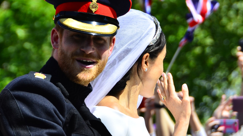 Meghan Markle wearing Essie Ballet Slippers