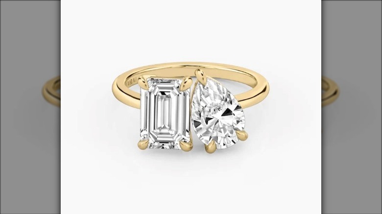 Gemini engagement ring