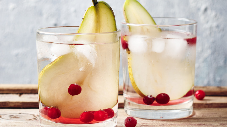 Pear Aperol Spritz Cocktail