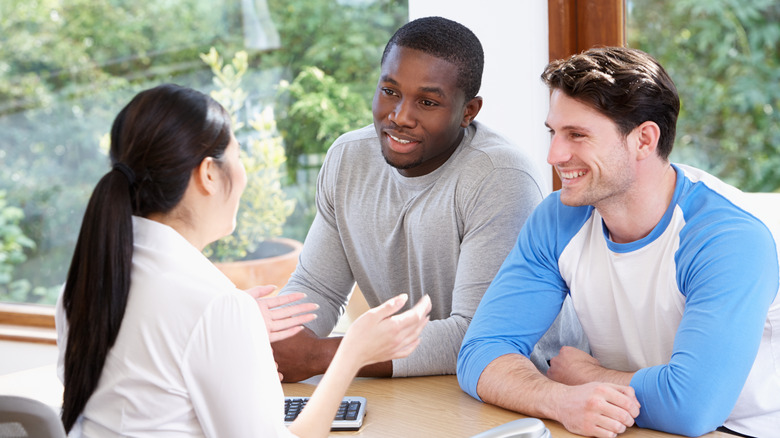 couple meeting with financial advisor