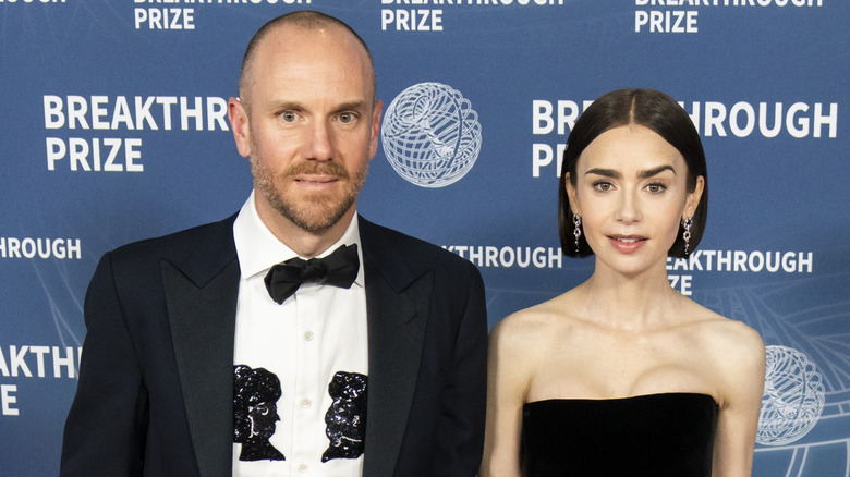 Lily Collins and Charlie McDowell in 2025