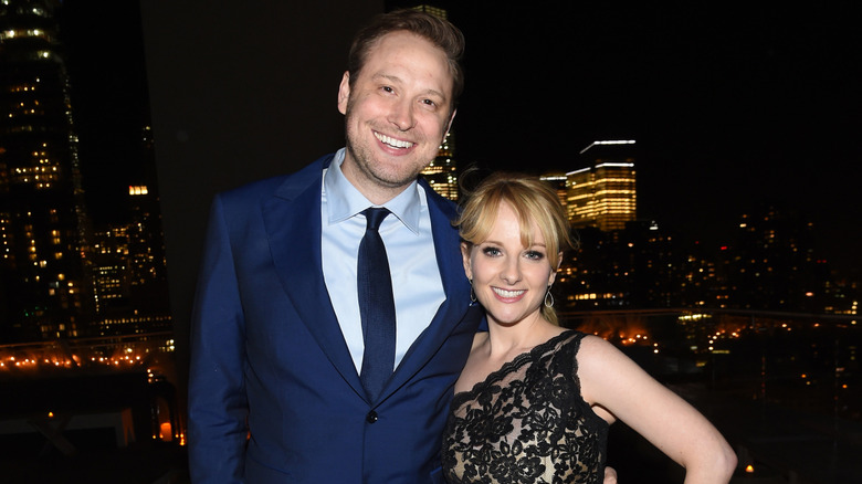 Winston Rauch and Melissa Rauch in 2016