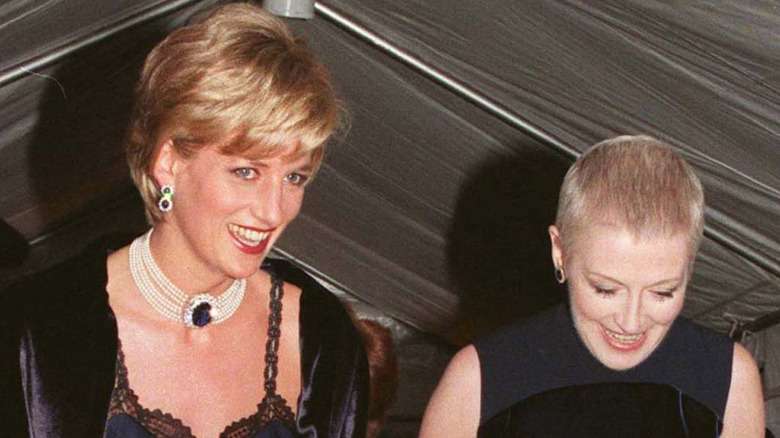 Princess Diana and Liz Tilberis at the Met Gala