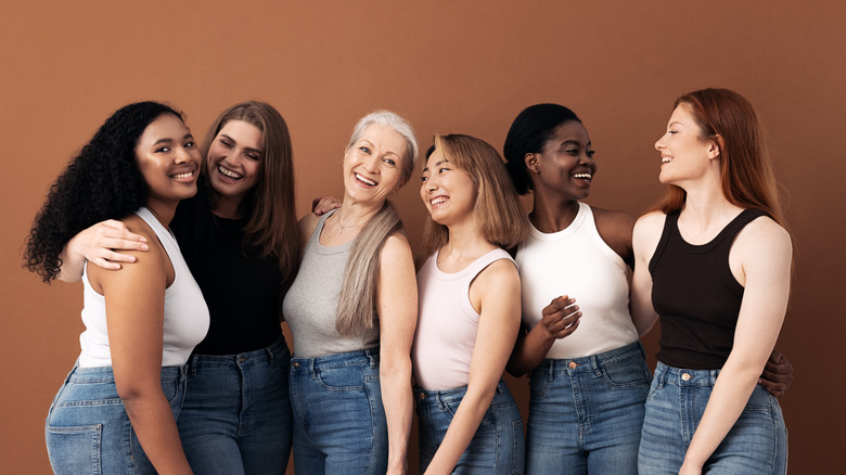 a diverse group of women