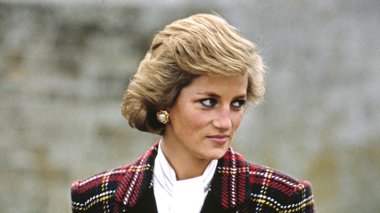 Princess Diana visiting France in 1988.