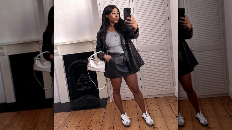 Miniskirt and Sambas