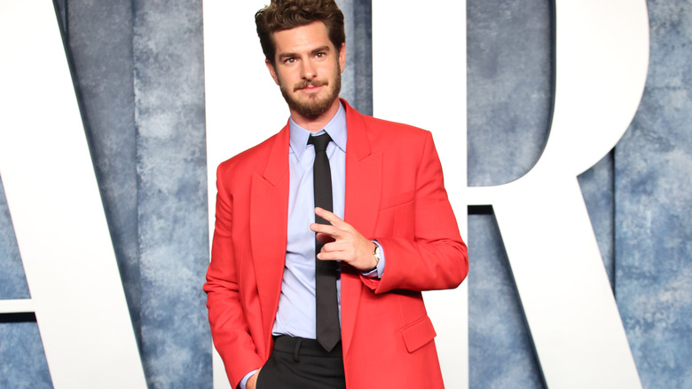 Andrew Garfield in a skinny tie