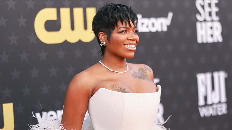 Soft crop pixie cut bangs