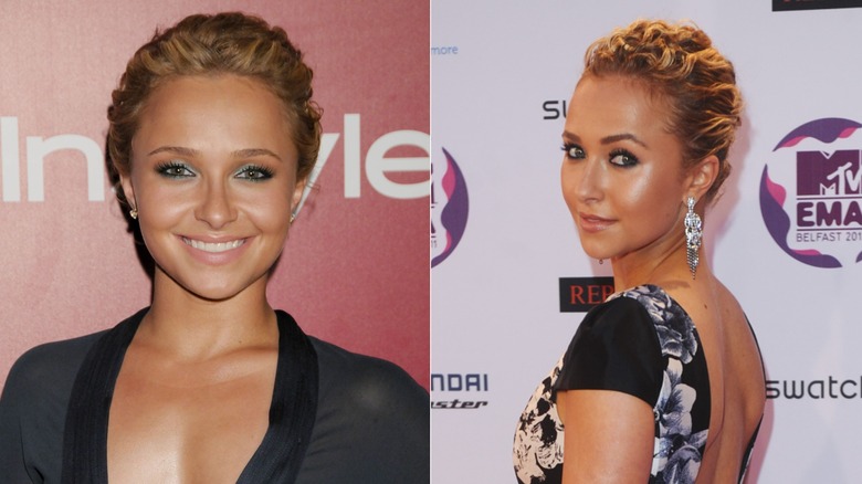 Hayden Panettiere in red dress