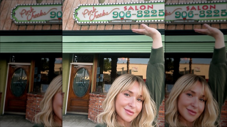 Hayden Panettiere with bangs