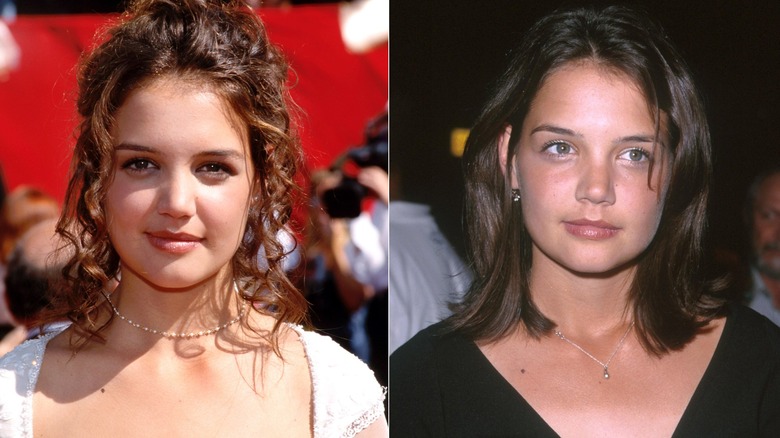 Katie Holmes in 90s hair
