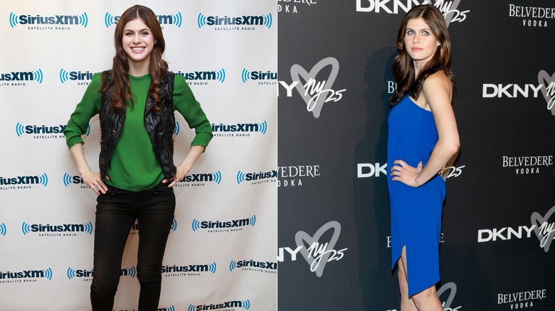 Alexandra Daddario colorful fashion